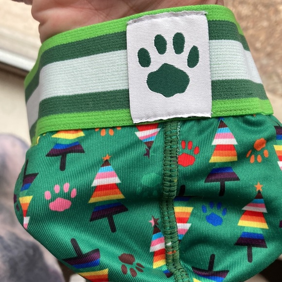 Gay pride, rainbow, jockstrap, Christmas tree, paw print size small new - Picture 8 of 10